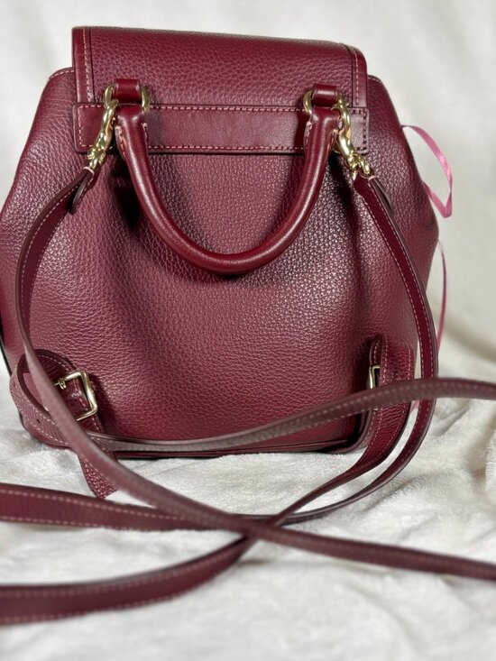 Coach Hadley Backpack in Deep Burgundy main image 4